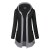 autumn European and American women  zipper Casual long sleeve Pocket hooded sweater Office Lady Jacket  coat top