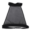 Brand New Women Sleeveless and Backless Sheer Mesh Halter Neck Cami Bra Slim Fit Wetlook See-through Vest Tank Crop Tops