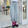 imakokoni, all-match casual trousers, women's high-waisted, loose-fitting, lace-up radish pants, spring and summer