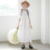 imakokoni dress summer fresh large size original Japanese niche white cover belly student long dress 192575