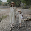 imakokoni original design light green thin doll collar dress simple Japanese female 202952