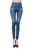 imitation cowboy slim leggings 2022 New Fashion Leggings for Women Denim Pants with Back Pocket Slim Fitness Plus Size Leggins