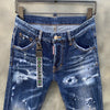 jeans classic,Authentic DSQUARED2,Retro,Italian brand ,Women/Men Jeans,locomotive,Jogging jeans,Dsq005-2