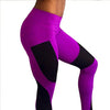 leggings for fitness Women Trousers Patchwork Leggings Push Up Leggins Skinny High Waist Elastic Workout Pants Leggins