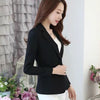 (made by yihaodi) 20232spring and Autumn Korean Mini suit women's long sleeve short slim casual temperament White Mini suit