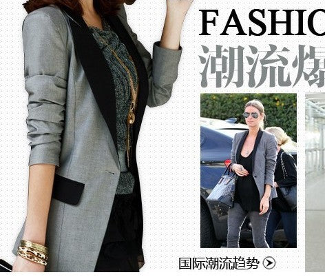 new WOMEN office blazer jacket blaser feminino work suits for women Patchwork jackets female suit coat women plus size 3xl/xxxl