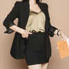 work style women sets Double breasted suit and mini sexy pencil skirt comfortable  skirt suits