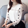 new arrived 2022 spring shirt women  fashion tops female long  sleeves blouse  office lady   sli bottoming tops  d383 30