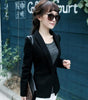 new suit spring and summer new Slim lace stitching women suit jacket career xxxl plus size