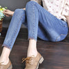 women stretch slim elastic high waist broken torn ripped Jeans skinny woman pants women's trousers femme