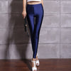 shiny spandex leggings women's black red lycra polyester women leggings colors neon spandex leggings high waist stretch skinny