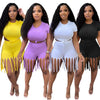 shorts sets two piece set women 2 piece sets women outfit  items shorts  set tops female 2023 summer clothes