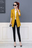 spring and 2022 autumn new long section of simple casual fashion Slim small suit women solid color  suit jacket