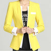 spring autumn blazer jacket for woman vintage design long-sleeve blazer suit female 4XL