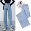 streetwear high waist women's jeans woman girls women wide leg pants trousers female trousers denim bagge mom jeans