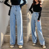 streetwear high waist women's jeans woman girls women wide leg pants trousers female trousers denim bagge mom jeans