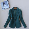 suits women clothes autumn egelant office lady blazer and formal wear two piece skirt set uniform green