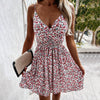 summer dress 2022 Dress Women Casual Summer Ruffle Mini Dresses Buttons Ladies Waisted Fitted Clothing 2022 Womens Clothes