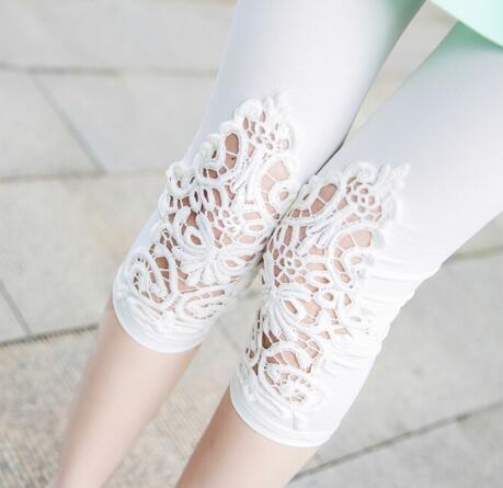 summer leggings S- 7XL plus size leggings women cotton short lace leggings size 7XL 6XL 5XL 4XL 3XL XXL XL L M S