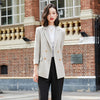 winter clothes Plaid suit women blazers and jackets Women's double-breasted blazer Suit women jacket blazer feminino