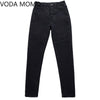 winter thick warm Jeans for Women mom Jeans blue gray black Woman High Elastic plus size Jeans female denim skinny pencil pants