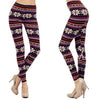 winter warm new Xmas Snowflake Reindeer New Arrival Women Printed Leggings Knitted Fashion Skinny Leggins Pants Women