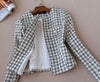 women Tweed suits tops skirts 2 piece sets women woolen coat and skirts sets