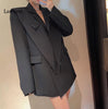 women blazer vest blazer set women blazer jacket coat top loose over sized black beige grey stylish