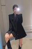 women blazer vest blazer set women blazer jacket coat top loose over sized black beige grey stylish