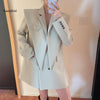 women blazer vest blazer set women blazer jacket coat top loose over sized black beige grey stylish