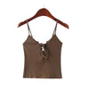 women crop top 2022 New Ladies Sexy club top 5Color Solid Multicolor Bodycon Cotton Tank Top Women Vest Tops haut femme