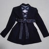women's coat 2023 AUTUMN Blazer Jacket Long Sleeve Ladies Black blazer dress Women Backless Bandage Bow Slim Outwear veste femme