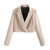 xikom Women Spring Causal High Waist  Pink Suit Lady Split Slim Mini Skirts Female Side Zipper Short Skirts Chic